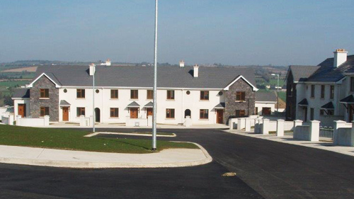 Photo of a newly constructed housing estate in Wicklow